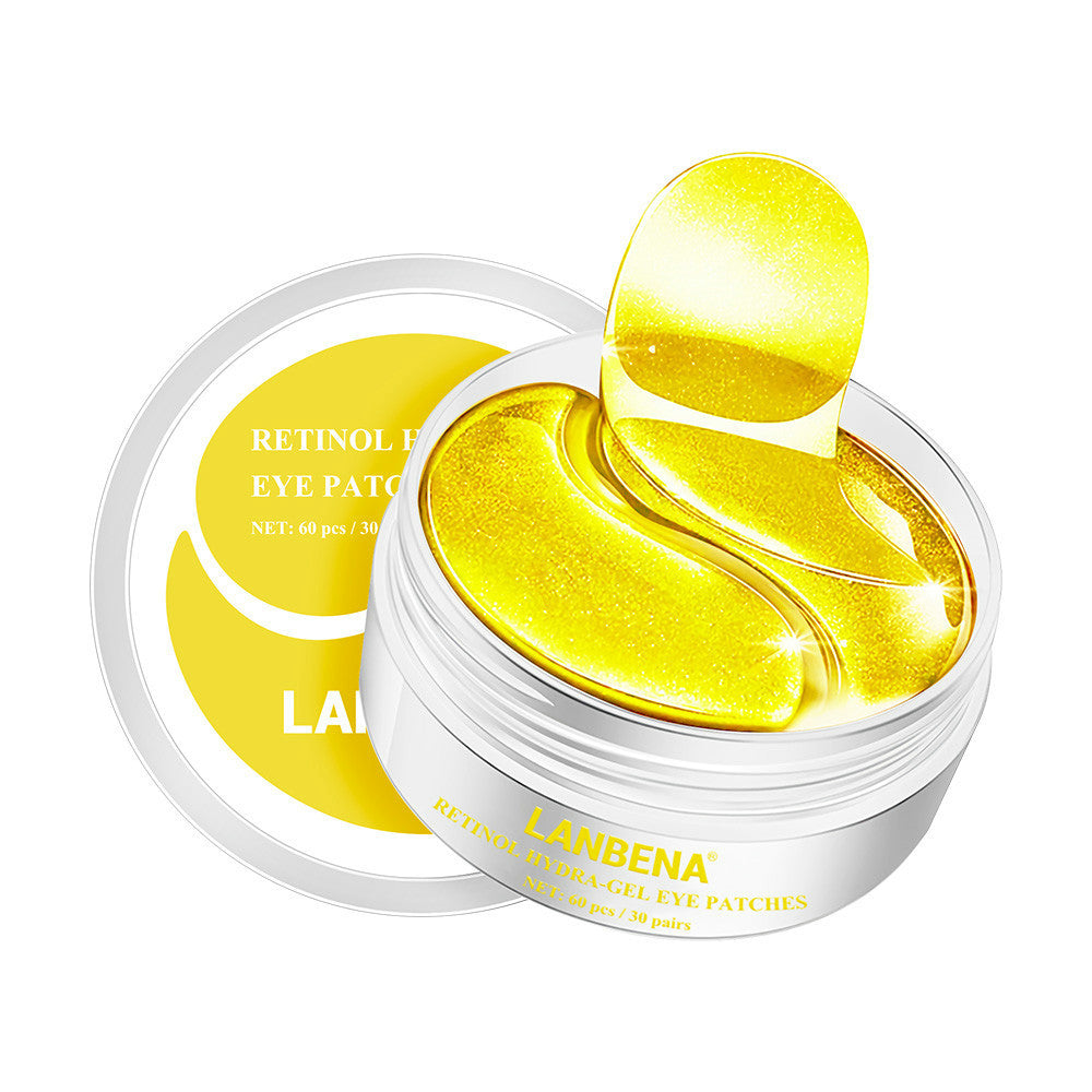 Parches de hidrogel para ojos con colágeno.