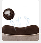 Almohada de masaje cervical multifuncional — masajeador para cuello y columna.