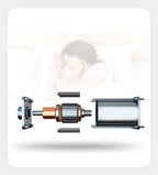 Almohada de masaje cervical multifuncional — masajeador para cuello y columna.