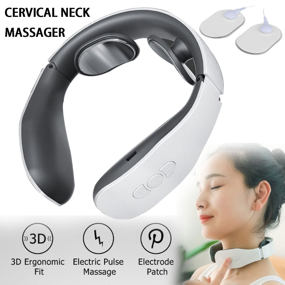 Masajeador multifuncional para cuello, hombros y cervical — nuevo modelo en oferta.