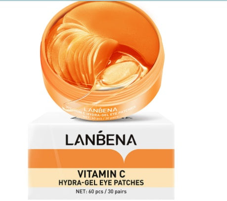 Parches de hidrogel para ojos con colágeno.