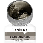 Parches de hidrogel para ojos con colágeno.