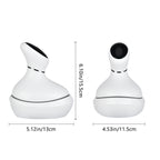 Masajeador eléctrico de cabeza resistente al agua, recargable.