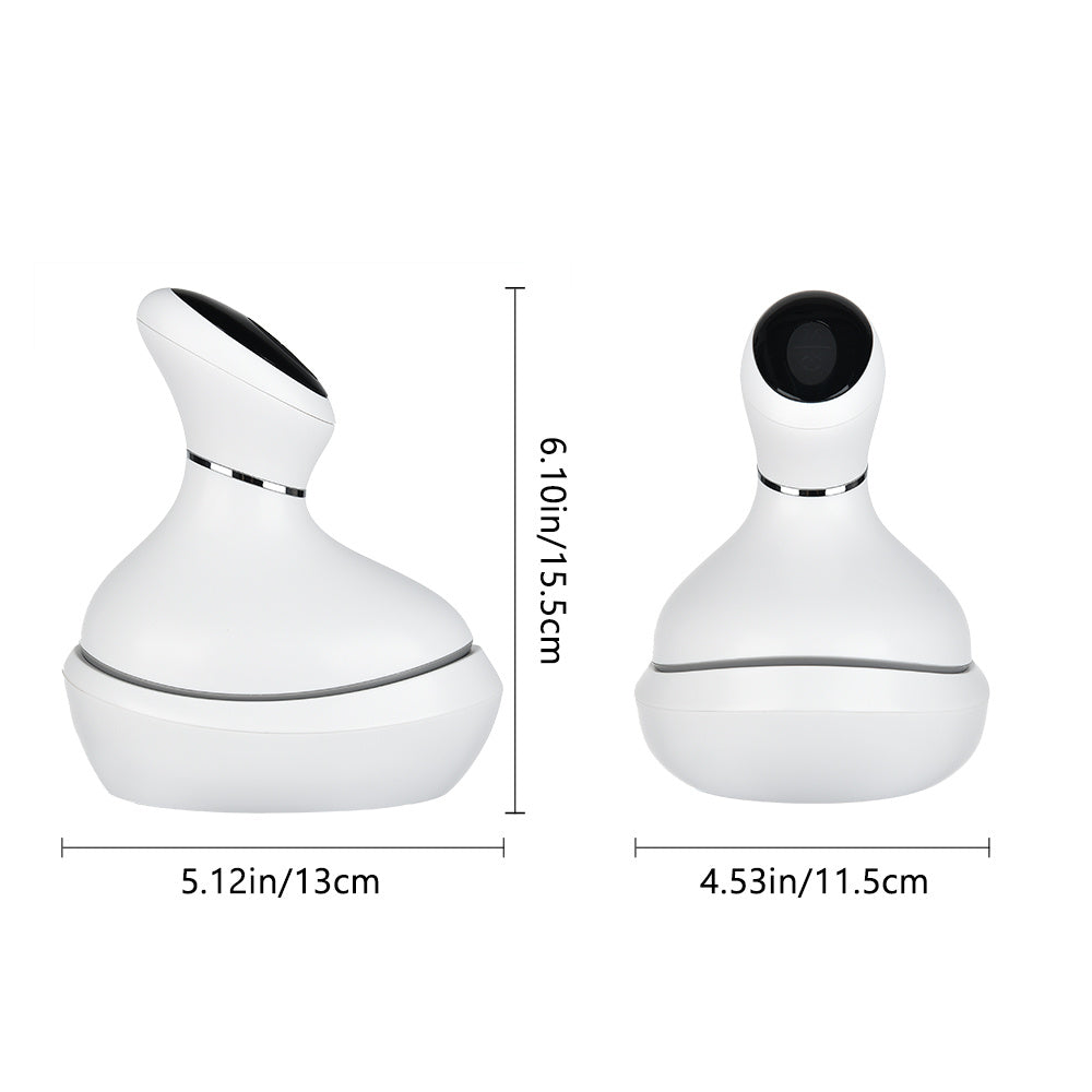 Masajeador eléctrico de cabeza resistente al agua, recargable.