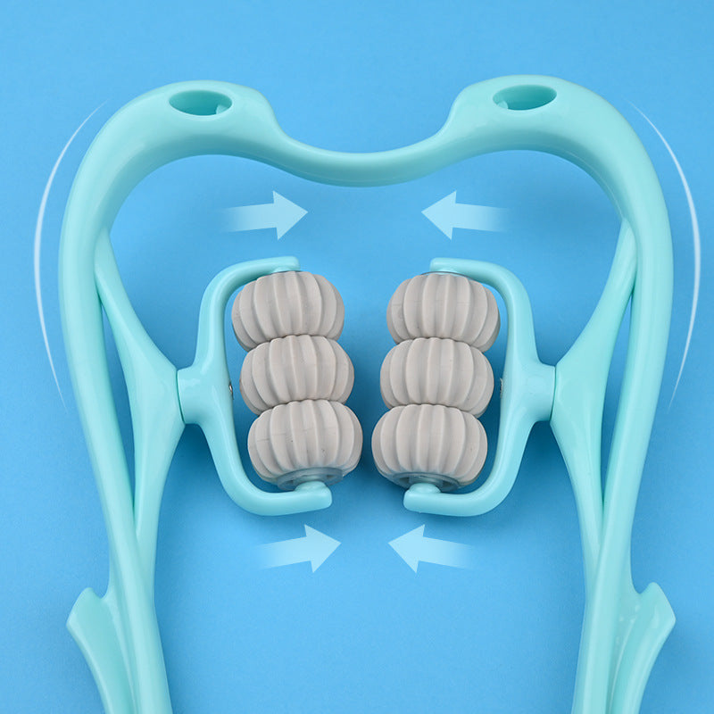 Masajeador cervical de último modelo de seis ruedas.
